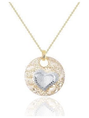 Diamond Line-Gülaylar 14 Ayar Altın  Kolye