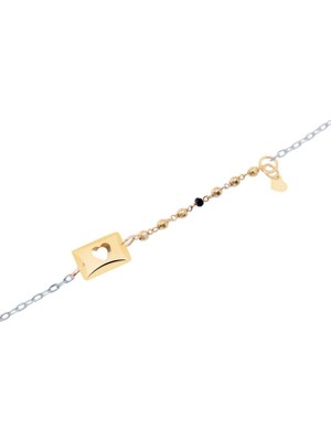 Diamond Line-Gülaylar 14 Ayar Altın Toplu Bileklik