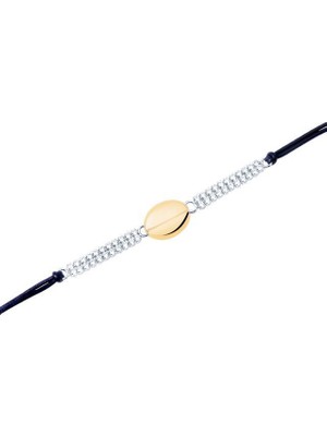 Diamond Line-Gülaylar 14 Ayar Sarı-Beyaz Altın Trend Bileklik