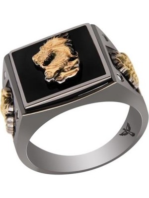 Diamond Line-Gülaylar  14 Ayar Erkek Yüzük