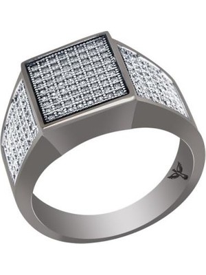 Diamond Line-Gülaylar  14 Ayar Erkek Yüzük