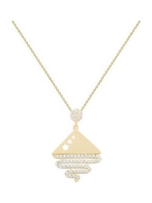 Diamond Line-Gülaylar 14 Ayar Altın Yıldız Kolye