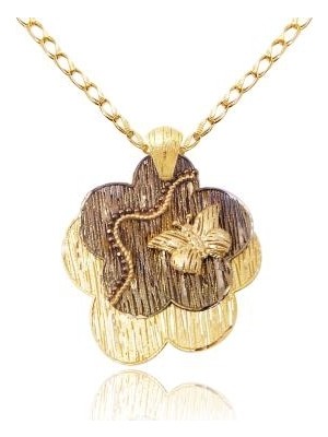 Diamond Line-Gülaylar 14 Ayar Altın  Kolye