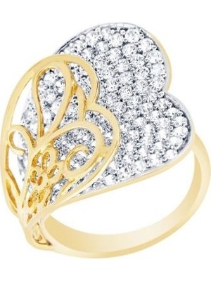 Diamond Line-Gülaylar  14 Ayar Fantazi Yüzük