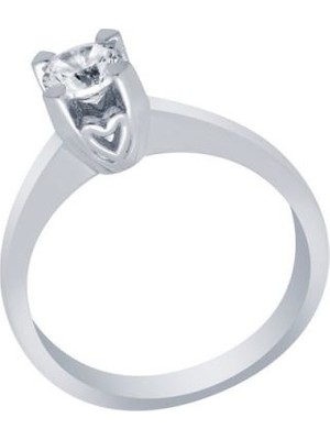 Diamond Line-Gülaylar  14 Ayar Tektaş Yüzük