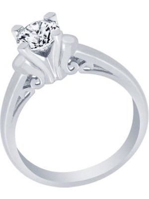 Diamond Line-Gülaylar  14 Ayar Tektaş Yüzük