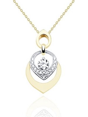 Diamond Line-Gülaylar 14 Ayar Altın Koleksiyon Kolye
