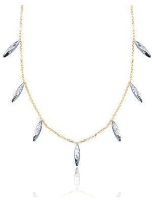 Diamond Line-Gülaylar 14 Ayar Altın Taşsız Klasik Kolye