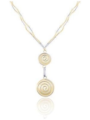 Diamond Line-Gülaylar 14 Ayar Altın  Kolye