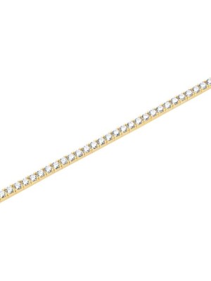 Diamond Line-Gülaylar 14 Ayar Altın Su Yolu Bileklik