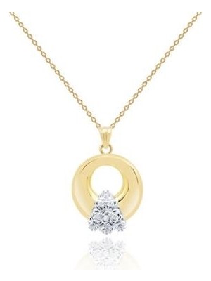 Diamond Line-Gülaylar 14 Ayar Altın  Kolye