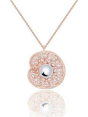 Diamond Line-Gülaylar 14 Ayar Altın  Kolye