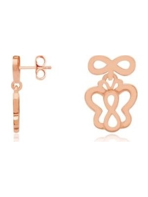 Diamond Line-Gülaylar 14 Ayar Altın Kelebek Çocuk Küpesi