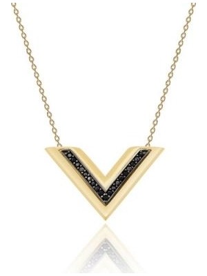 Diamond Line-Gülaylar 14 Ayar Altın Renkli  Kolye