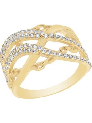 Diamond Line-Gülaylar  14 Ayar Koleksiyon Yüzük