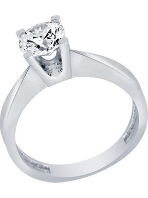 Diamond Line-Gülaylar  14 Ayar Tektaş Yüzük