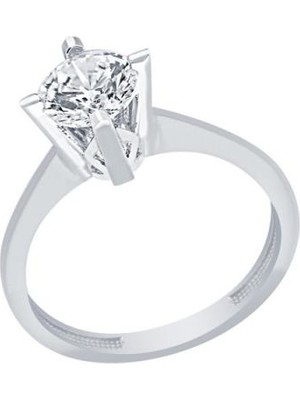 Diamond Line-Gülaylar  14 Ayar Tektaş Yüzük