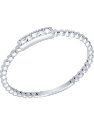 Diamond Line-Gülaylar - Altın 14 Ayar Trend Yüzük