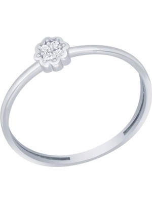 Diamond Line-Gülaylar - Altın 14 Ayar Geometrik Yüzük