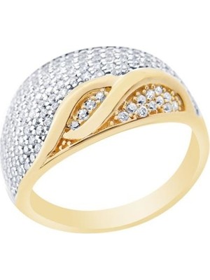 Diamond Line-Gülaylar  14 Ayar Trend Yüzük