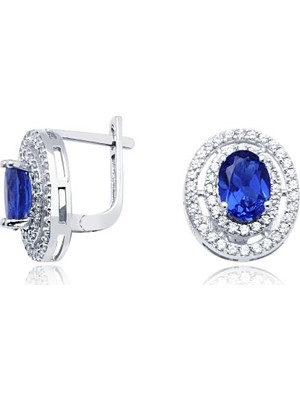 Diamond Line-Gülaylar 14 Ayar Altın Anturaj Küpe