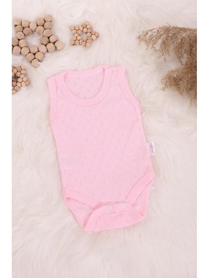 Kidello Pembe Baklava Desenli Bebek Zıbın (1-3 Yaş)