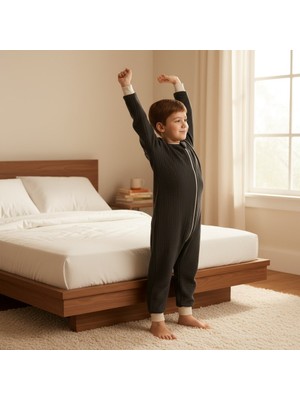 Enhitbaby Uzun Kollu Penye Astarlı 4 Kat Müslin Uyku Tulumu (1.5 Tog)