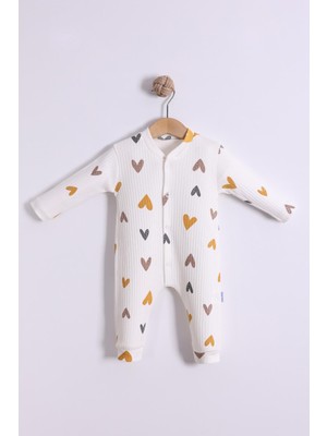 Kidello Ekru Kalpli Kız Bebek Tulum