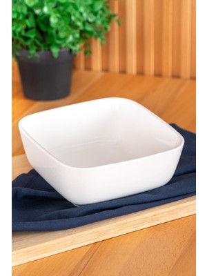 UltraNova Şık 16 cm Tekli Kare Kase, Modern ve Dayanıklı Tasarım