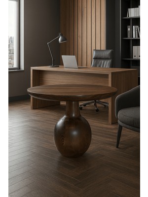 Larin Ahşap Orta Sehpa Ceviz Renk