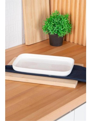UltraNova Şık Kare Servis Tabak, 26.5 Cm, Tek Adet, Modern ve Kullanışlı Tasarım