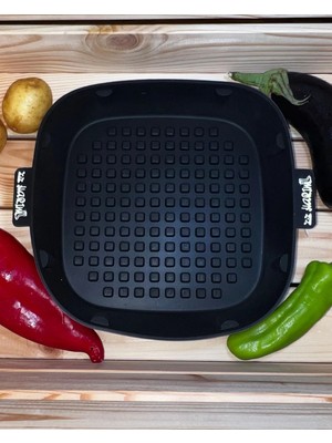 Harım Silikon Kare Pişirme Kabı (Airfryer Uyumlu)