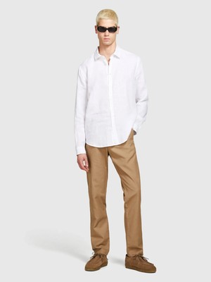 Sisley   %100 Keten Regular Fit Gömlek