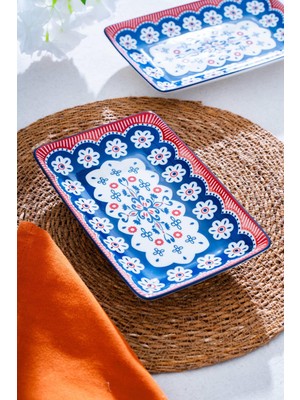 UltraNova Şık Dikdörtgen Sunum Tabağı - 22.5 Cm, Zarif ve Dayanıklı Tasarım