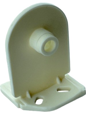 MorPerde Stor Perde Dar Kasa Alçak Orta Birleştirme Krem Plastik Ayak