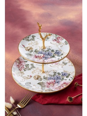 UltraNova Şık Katlı Kurabiye Saklama Kutusu, Pratik ve Estetik Tasarım