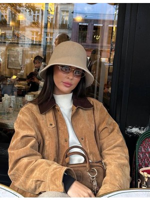 New Station Re Moda Kadın Scuba Süet Ceket