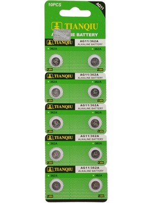 Costurera Tıanqıu AG11 LR721/362 Alkalin 10'lu Düğme Pil
