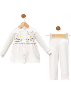 Nurhas Little Emu Çıtçıtlı Çiçek Baskılı 2'li Takım