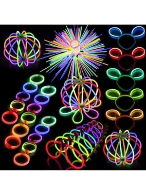 Neonova Fosforlu Çubuk 100 Parça