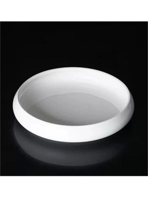 UltraNova Şeffaf Porselen Perla Kase 22X4 Cm, Zarif ve Şık Tasarım