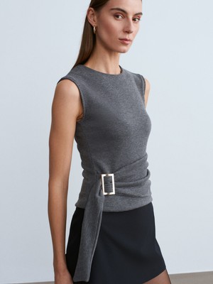 Dilvin 32200 Toka Detaylı Top-Füme M.