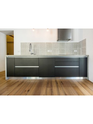 Neonova Decohandy 30X30 cm Kendinden Yapışkanlı  Pvc Karo Mutfak Arası 4 Lü Karışık Model  0,36M2