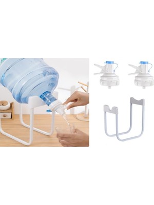 Neonova Damacana Musluk Başlığı ve Metal Ayak Stand Seti