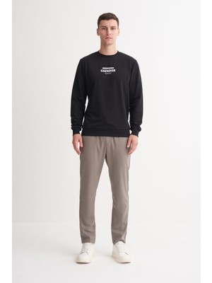 Cazador Erkek Sweat 53980 Siyah