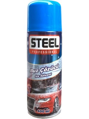 Steel Oto Buz Çözücü Buzlanma Önleyici Sprey 400 ml