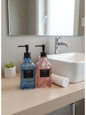 Rooc Home 2’li Cam Sıvı El Sabunluk Seti – 500 ml