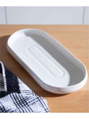 UltraNova Bianco Porselen Oval Tabak 32 Cm, Şık ve Dayanıklı Mutfak Gereçleri