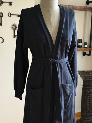 Cepli ve Kuşaklı Örme Uzun Hırka Ferace 2409 Navra | Fendel