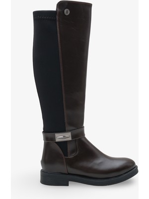 Zinda Kadın Günlük Çizme - Kahve Açma